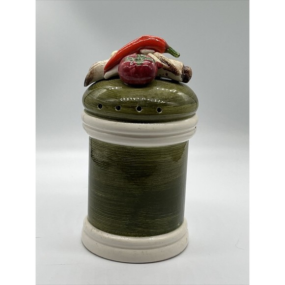 Vintage 6-1/2” ARNART Garden Harvest Salt  Shaker Hand-painted Japan - Picture 1 of 10